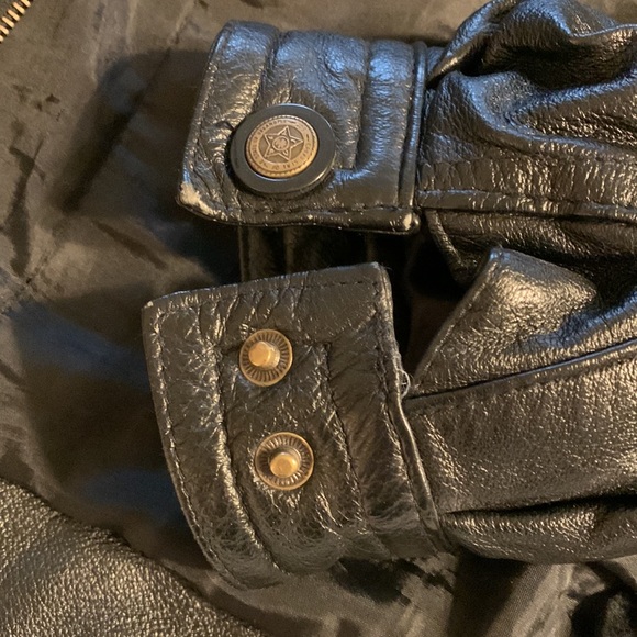 Men’s leather bomber jacket - Picture 5 of 5